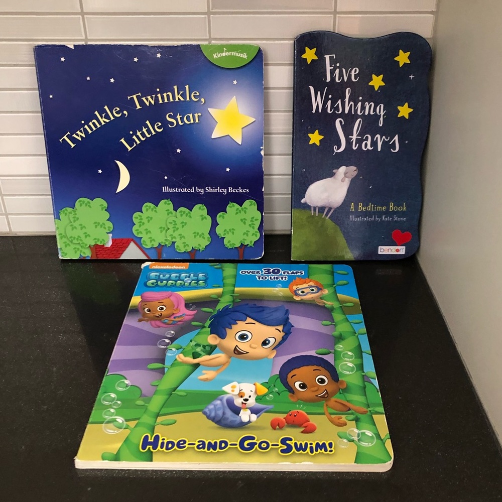 Lot of 3 kids board books